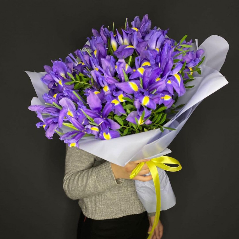Букет цветов «Букет из 25 ирисов»