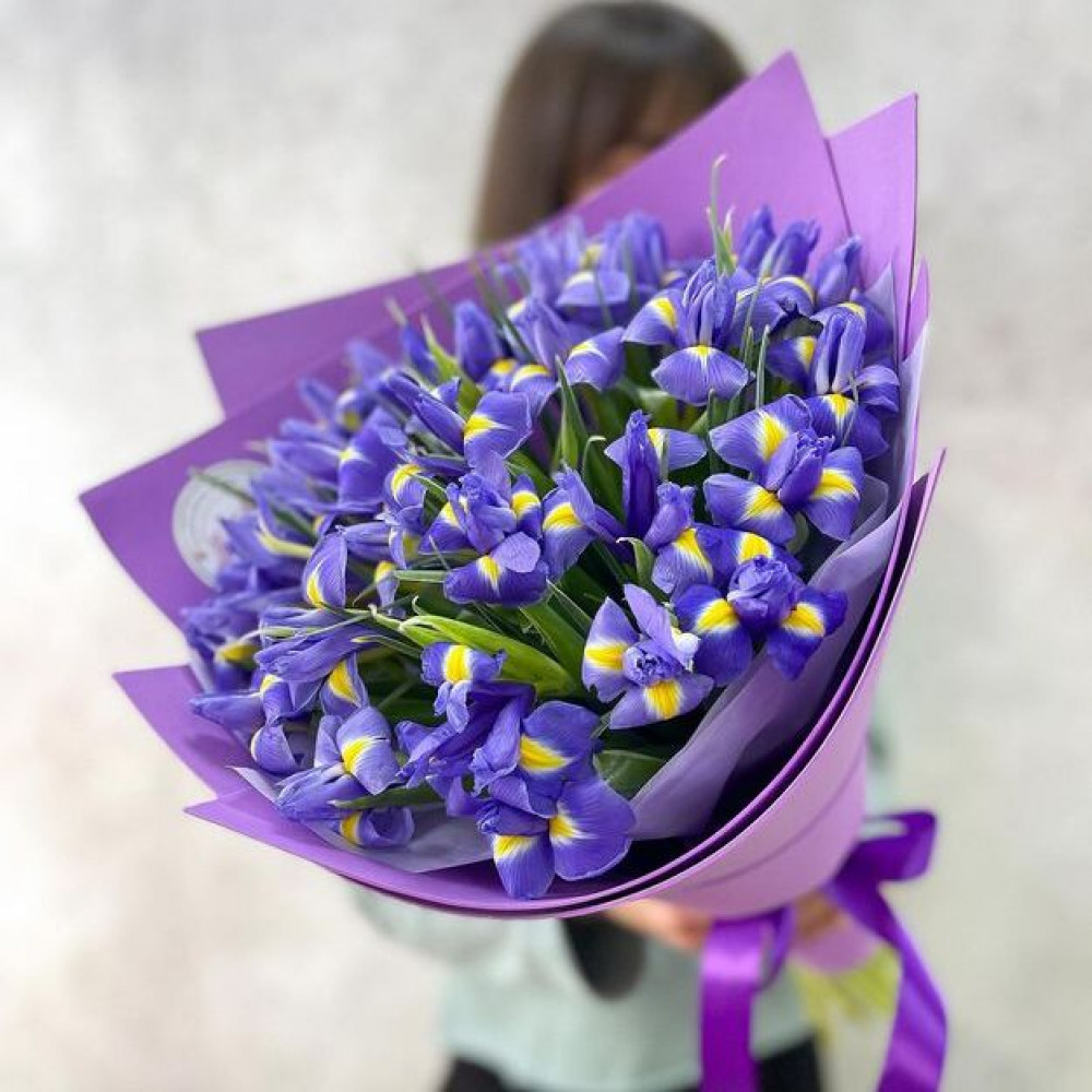 Букет цветов «Букет из 29 ирисов»