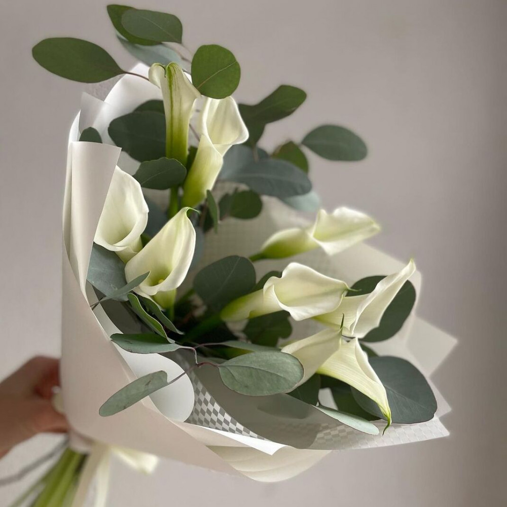 Букет цветов «Букет из белых калл»